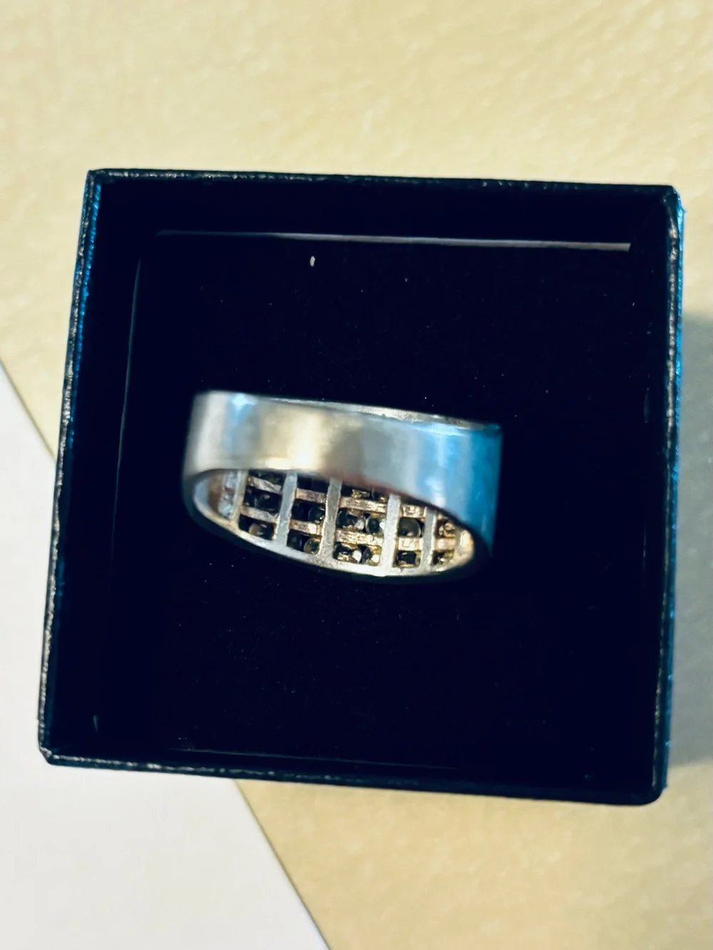 Silver Ring Smart Wearable Accessory - Silver  .925 Size 9